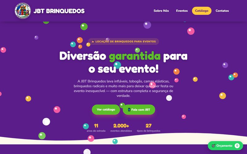 Site JBT Brinquedos
